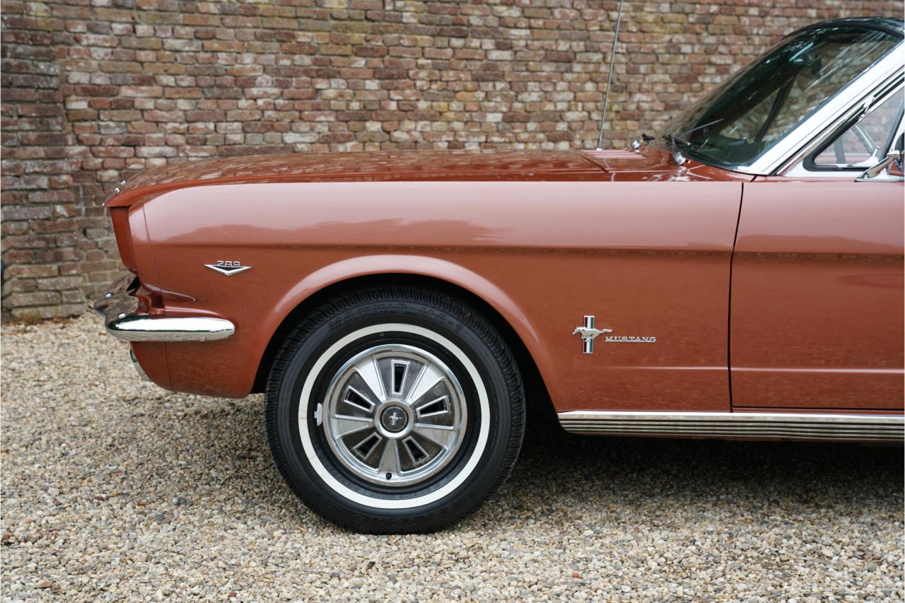 1966 Ford Mustang 289 Convertible Deluxe Emberglo &ldquo;One owner from new&rdquo;