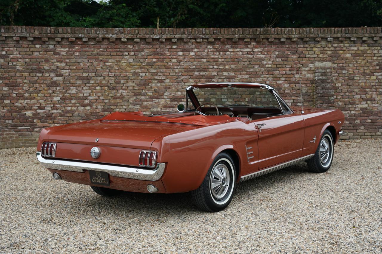 1966 Ford Mustang 289 Convertible Deluxe Emberglo &ldquo;One owner from new&rdquo;
