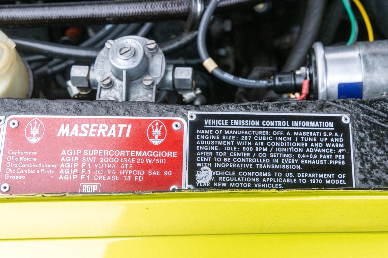 1970 Maserati Ghibli 4.7 &ldquo;Verde Gemma&rdquo; ONE OF THE BEST