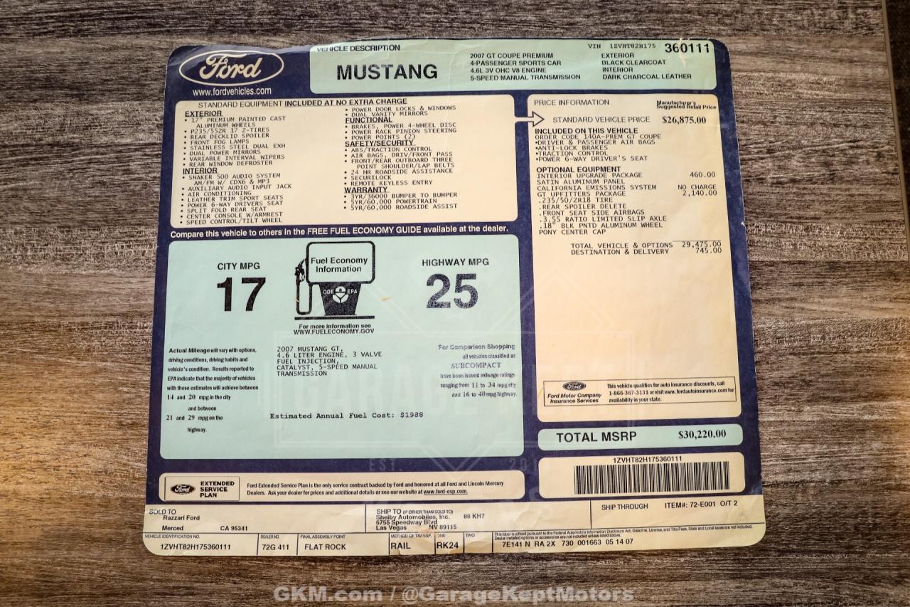 2007 Ford Mustang