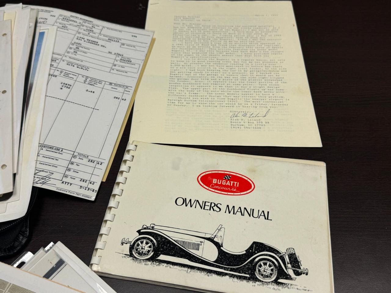 1987 Bugatti De La Chapelle Type 55