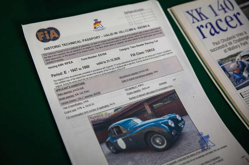 1955 Jaguar XK140 FHC FIA