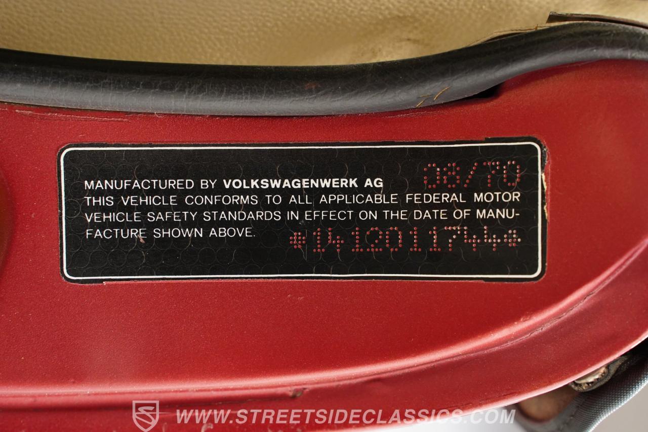 1971 Volkswagen Karmann Ghia Convertible