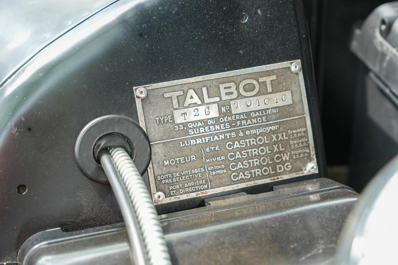 1949 Talbot Lago T26 Record Cabriolet