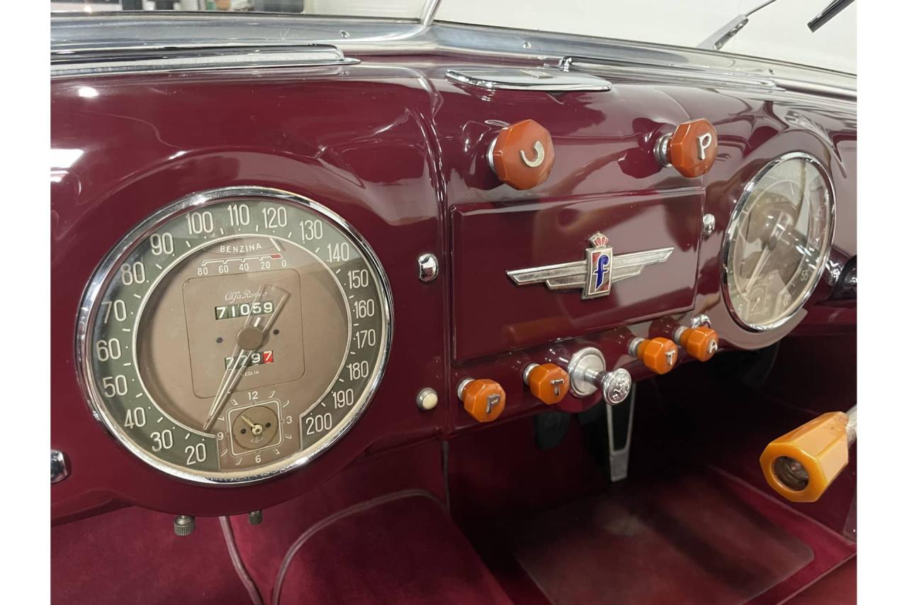 1949 Alfa Romeo 6C 2500 Passo Corto Super Sport Cabriolet by Pinin Farina