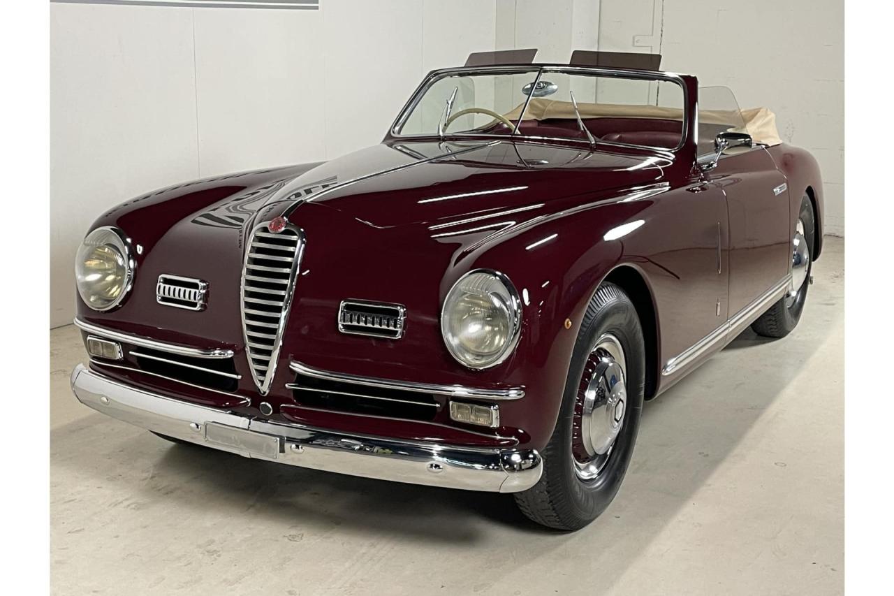 1949 Alfa Romeo 6C 2500 Passo Corto Super Sport Cabriolet by Pinin Farina