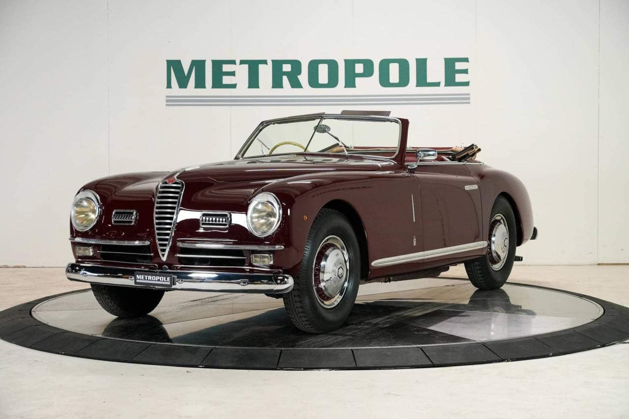 1949 Alfa Romeo 6C 2500 Passo Corto Super Sport Cabriolet by Pinin Farina