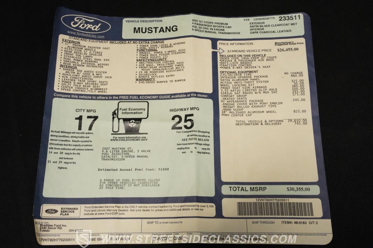 2007 Ford Mustang GT