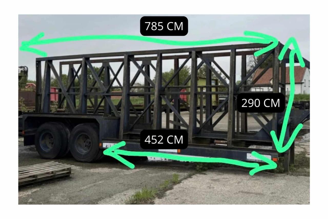 1966 GLAS RAY s semi-trailer blue
