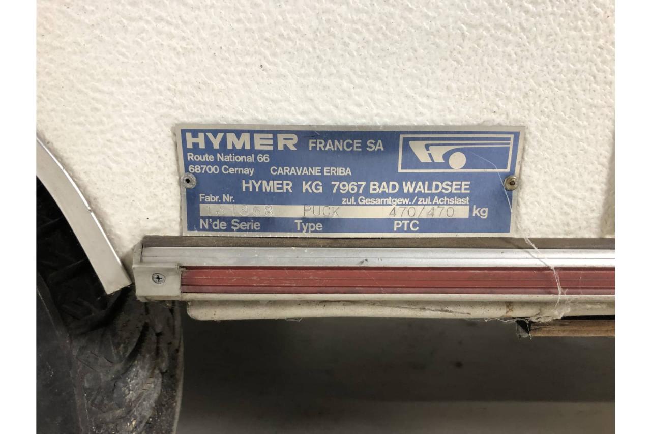 1976 Hymer Wohnwagen