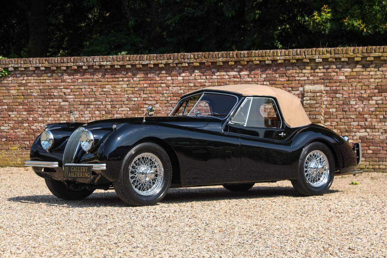 1953 Jaguar XK120 DHC &ldquo;Black and cognac&rdquo;