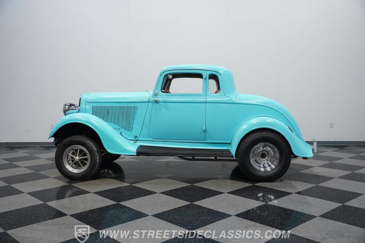 1934 Plymouth 5-Window Coupe Gasser