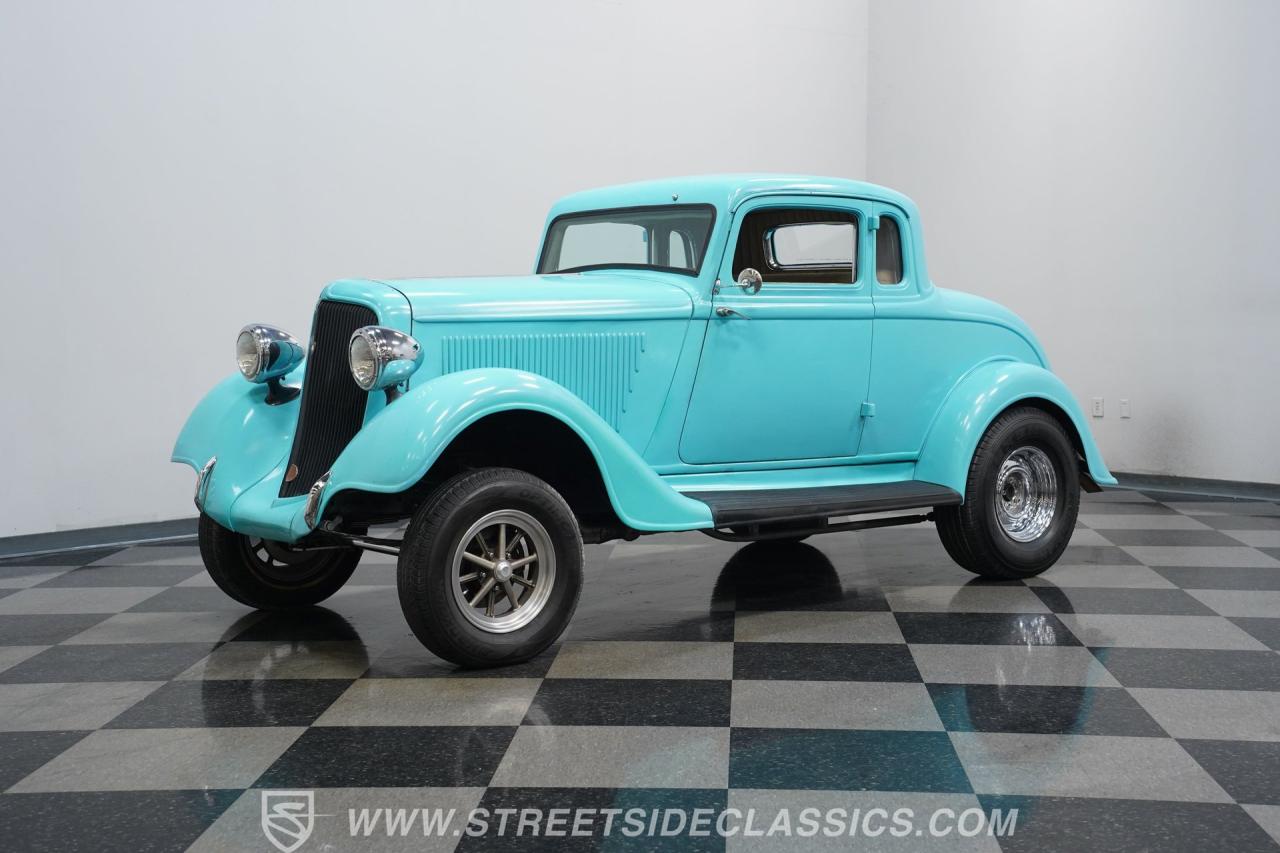 1934 Plymouth 5-Window Coupe Gasser