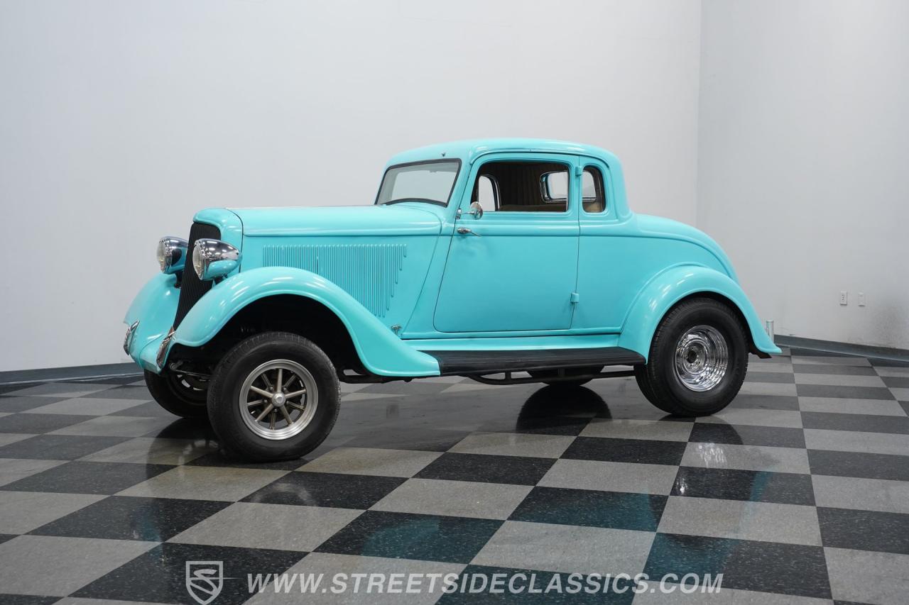 1934 Plymouth 5-Window Coupe Gasser