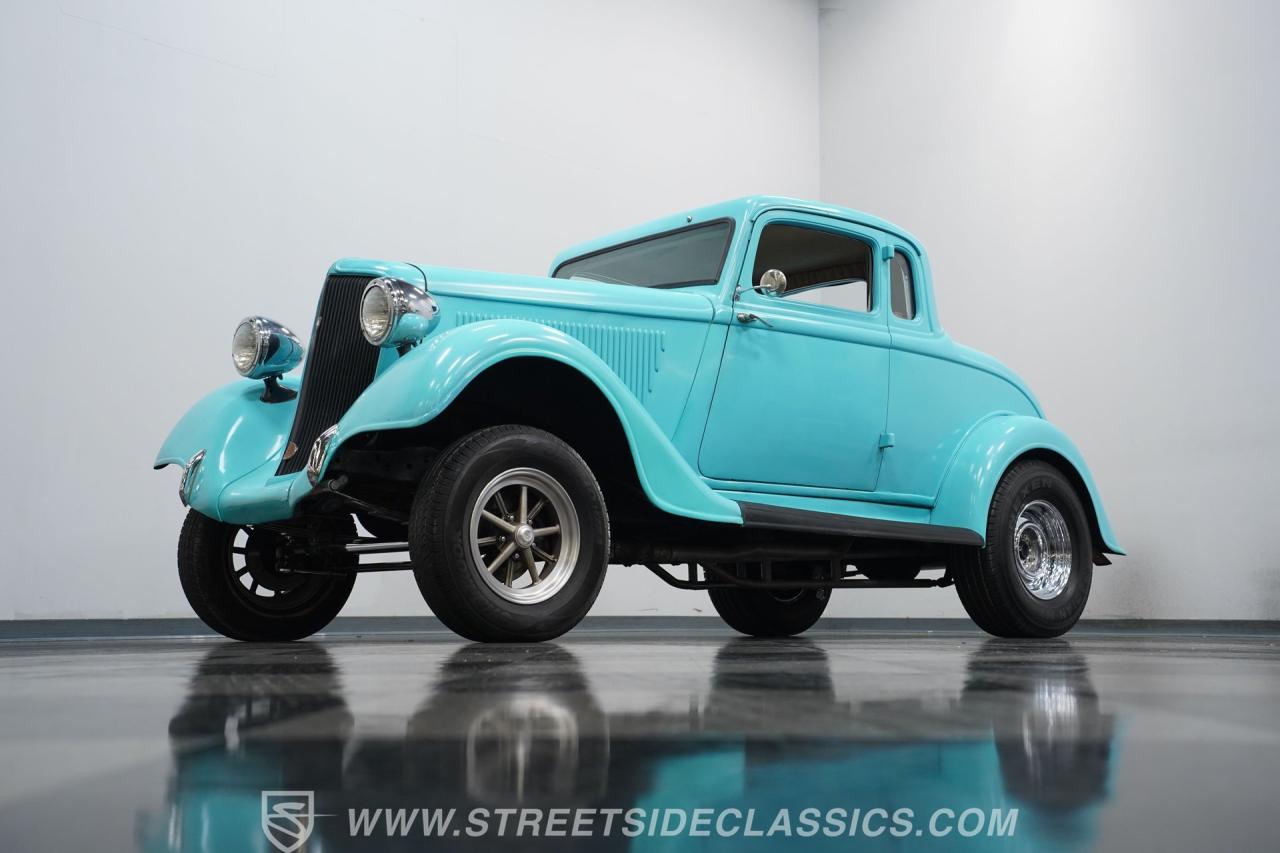 1934 Plymouth 5-Window Coupe Gasser