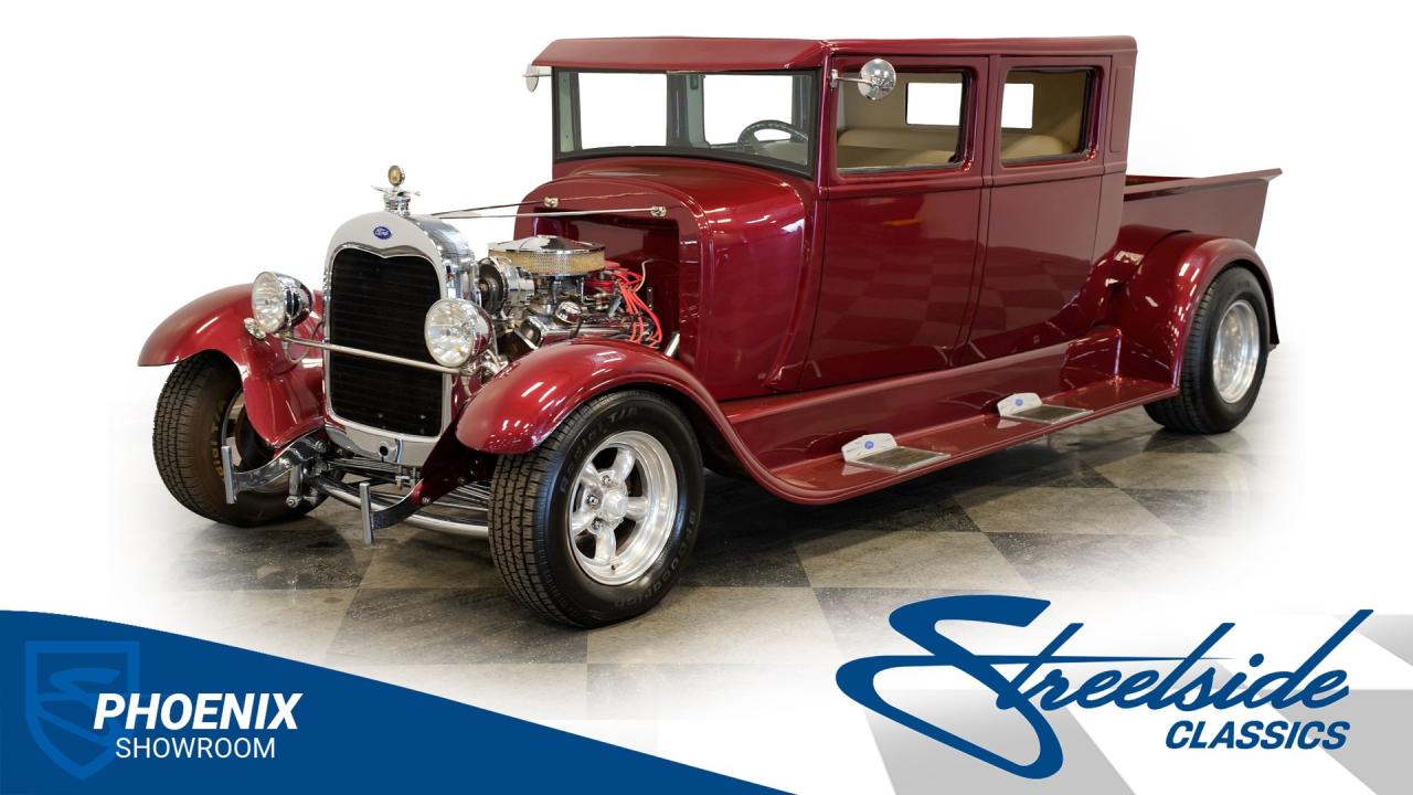 1929 Ford Model A Pickup Crewcab