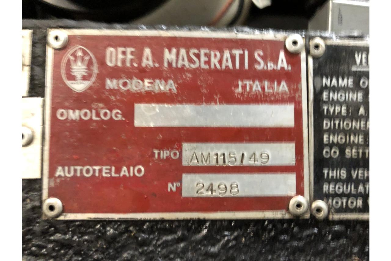 1972 Maserati Ghibli SS 4.9L
