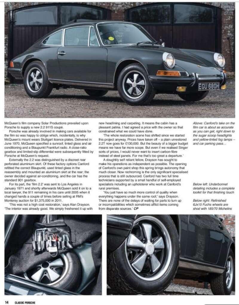 1970 Porsche 911 S 2.2