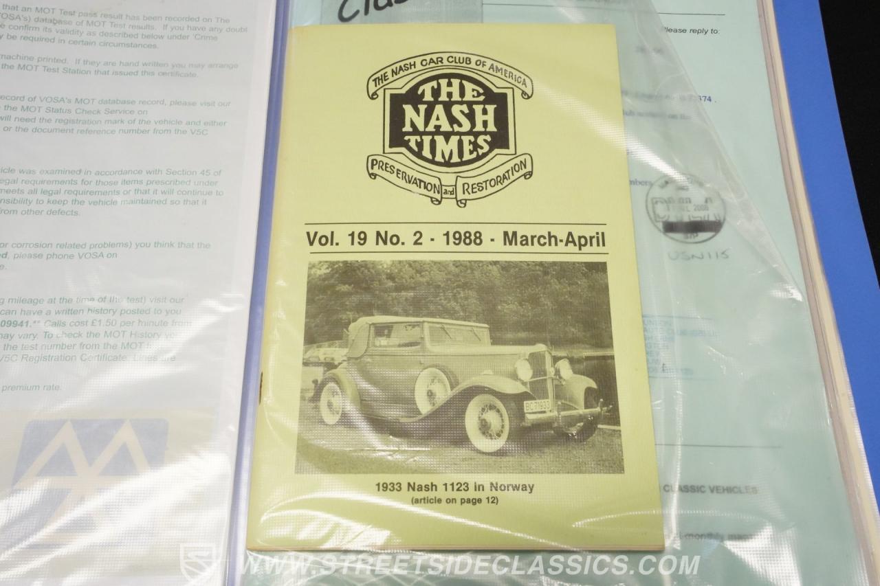 1931 Nash Model 488 Convertible Sedan