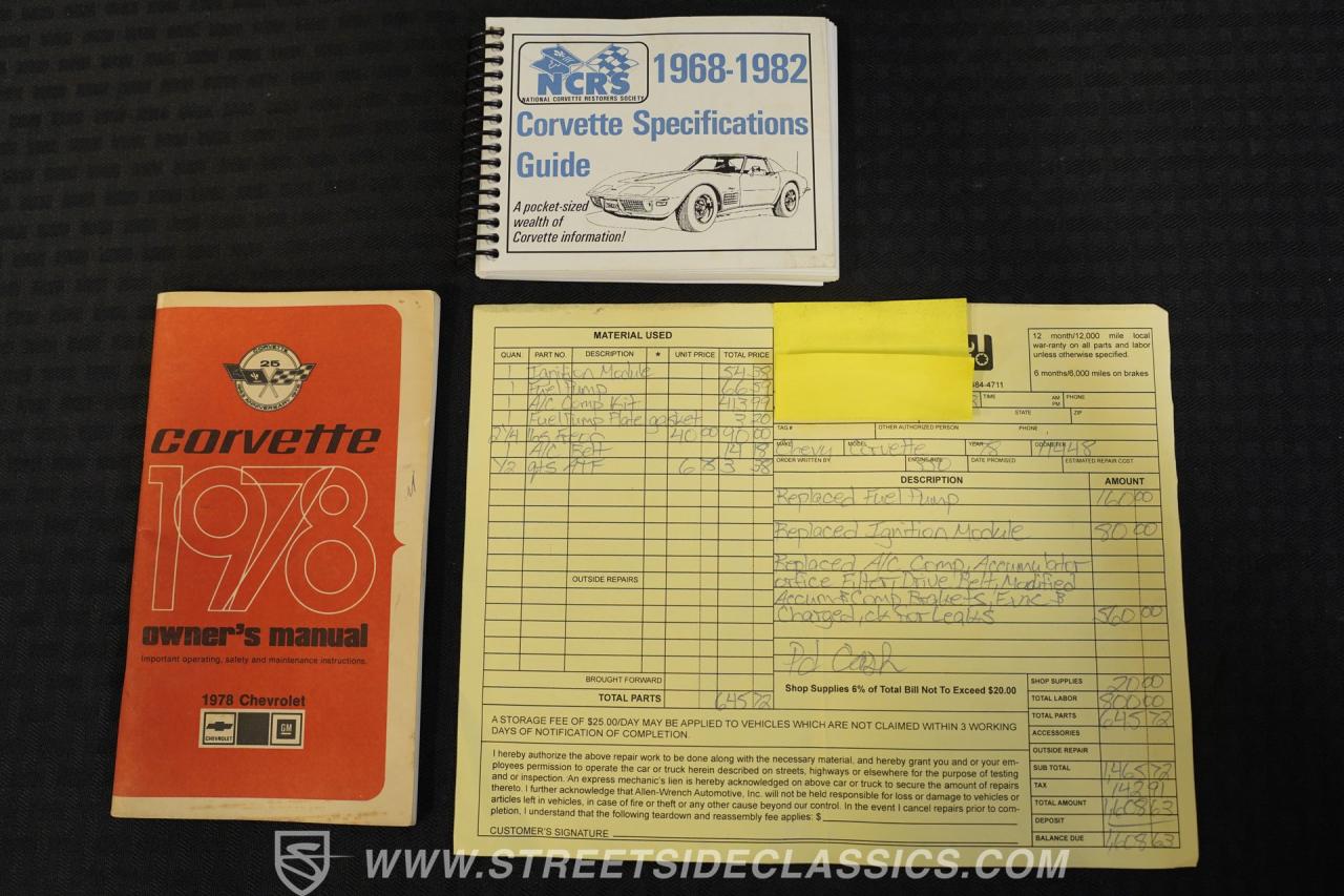 1978 Chevrolet Corvette L82 Silver Anniversary Edition