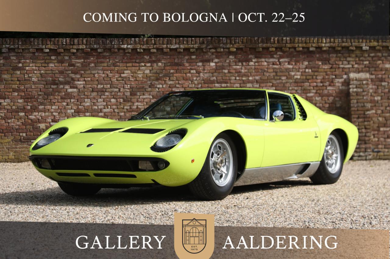 1969 Lamborghini Miura P400 S &ldquo;A Bobileff restoration&rdquo;