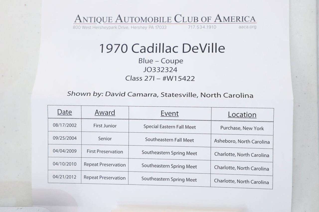 1970 Cadillac Coupe DeVille