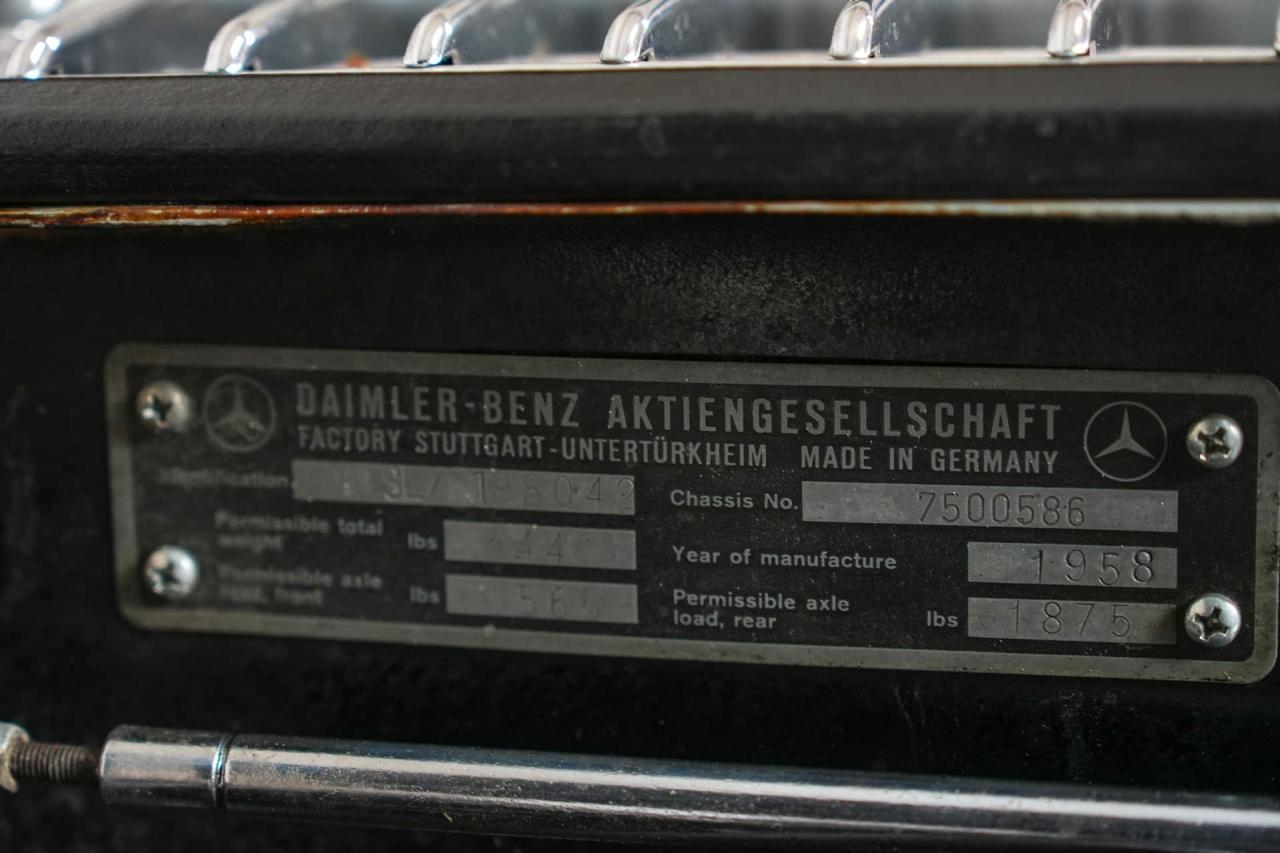 1958 Mercedes - Benz Daimler Benz
