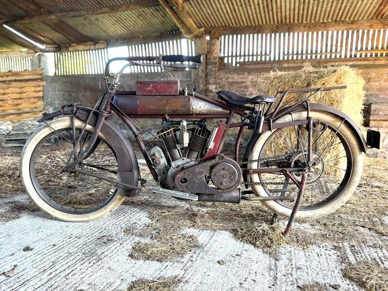 1913 INDIAN HEDSTROM TWO-SPEED REGULAR 7HP