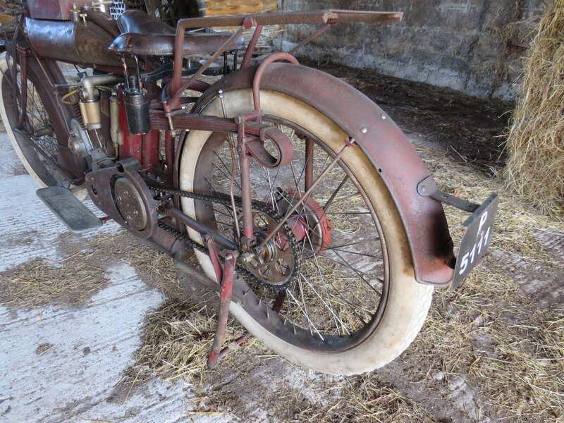 1913 INDIAN HEDSTROM TWO-SPEED REGULAR 7HP