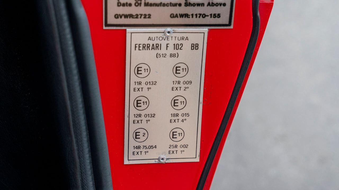 1981 Ferrari 512 BB
