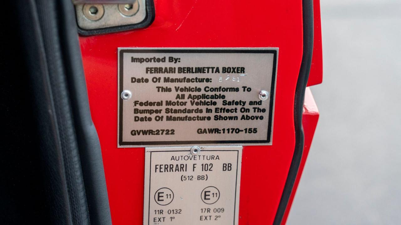 1981 Ferrari 512 BB