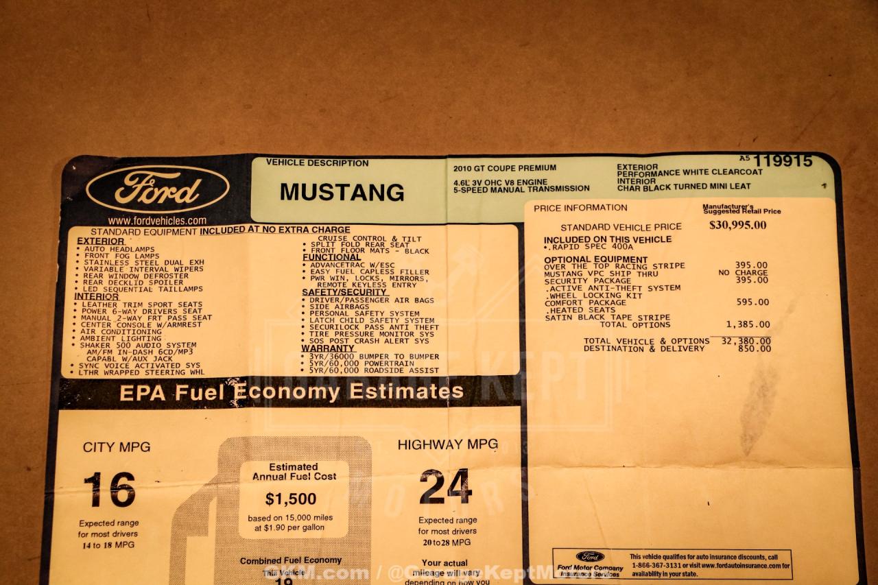 2010 Ford Mustang