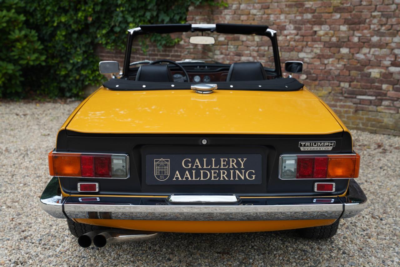 1971 Triumph TR6 Overdrive &ldquo;Saffron Yellow&rdquo; Triple Weber version