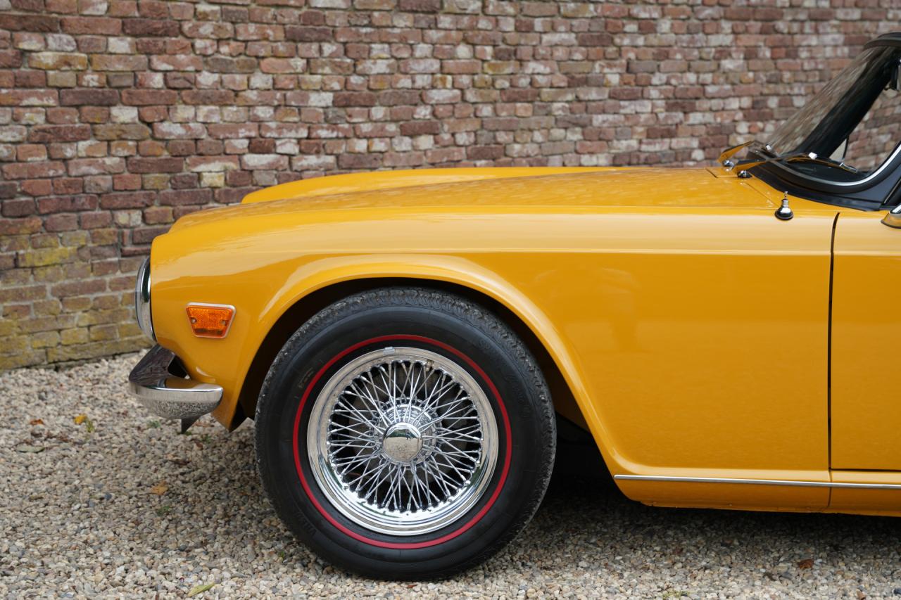1971 Triumph TR6 Overdrive &ldquo;Saffron Yellow&rdquo; Triple Weber version