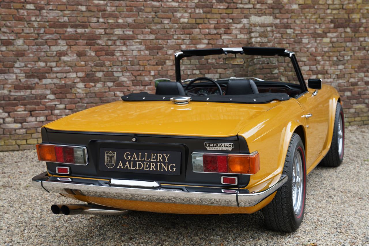 1971 Triumph TR6 Overdrive &ldquo;Saffron Yellow&rdquo; Triple Weber version
