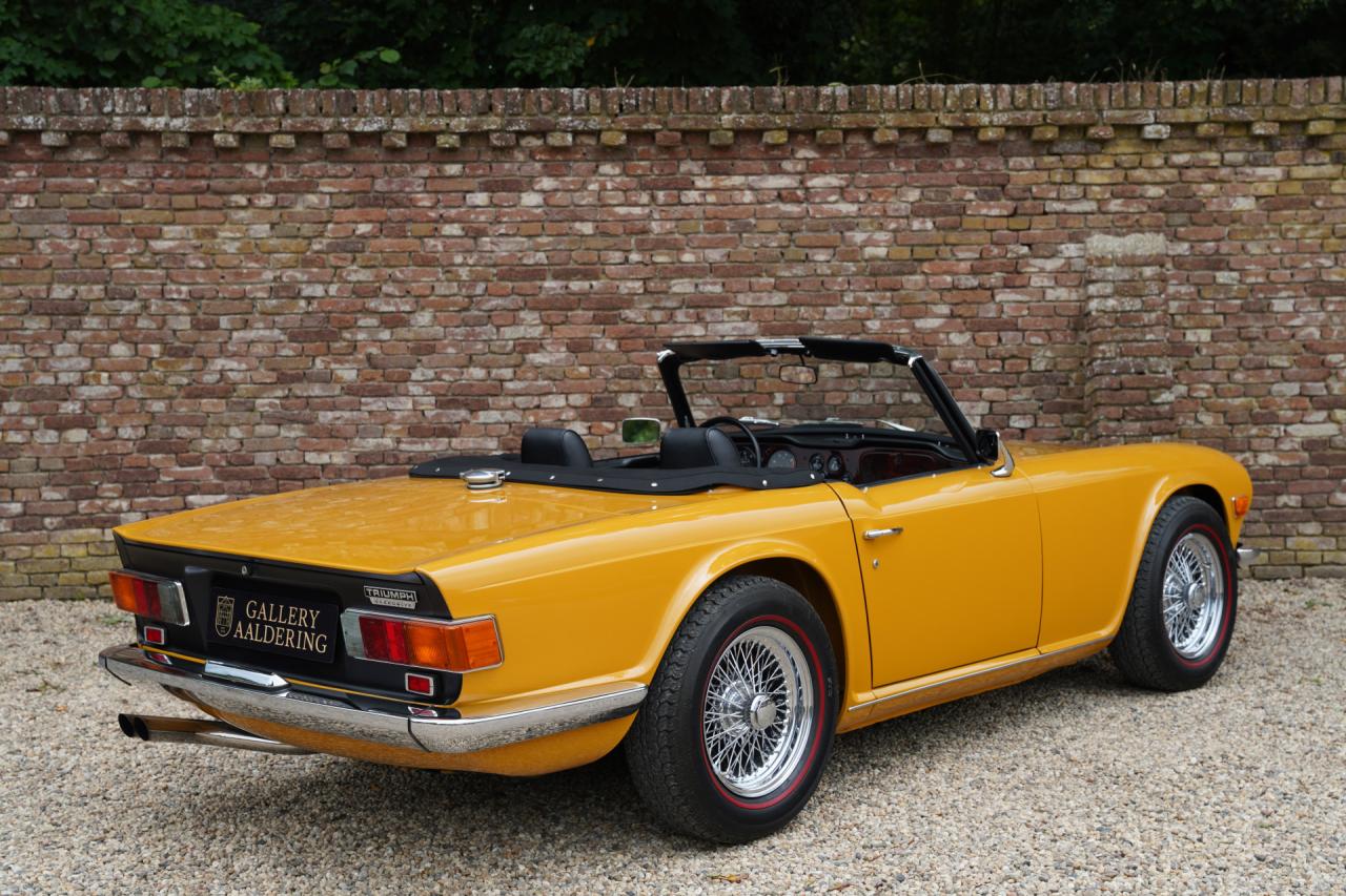 1971 Triumph TR6 Overdrive &ldquo;Saffron Yellow&rdquo; Triple Weber version