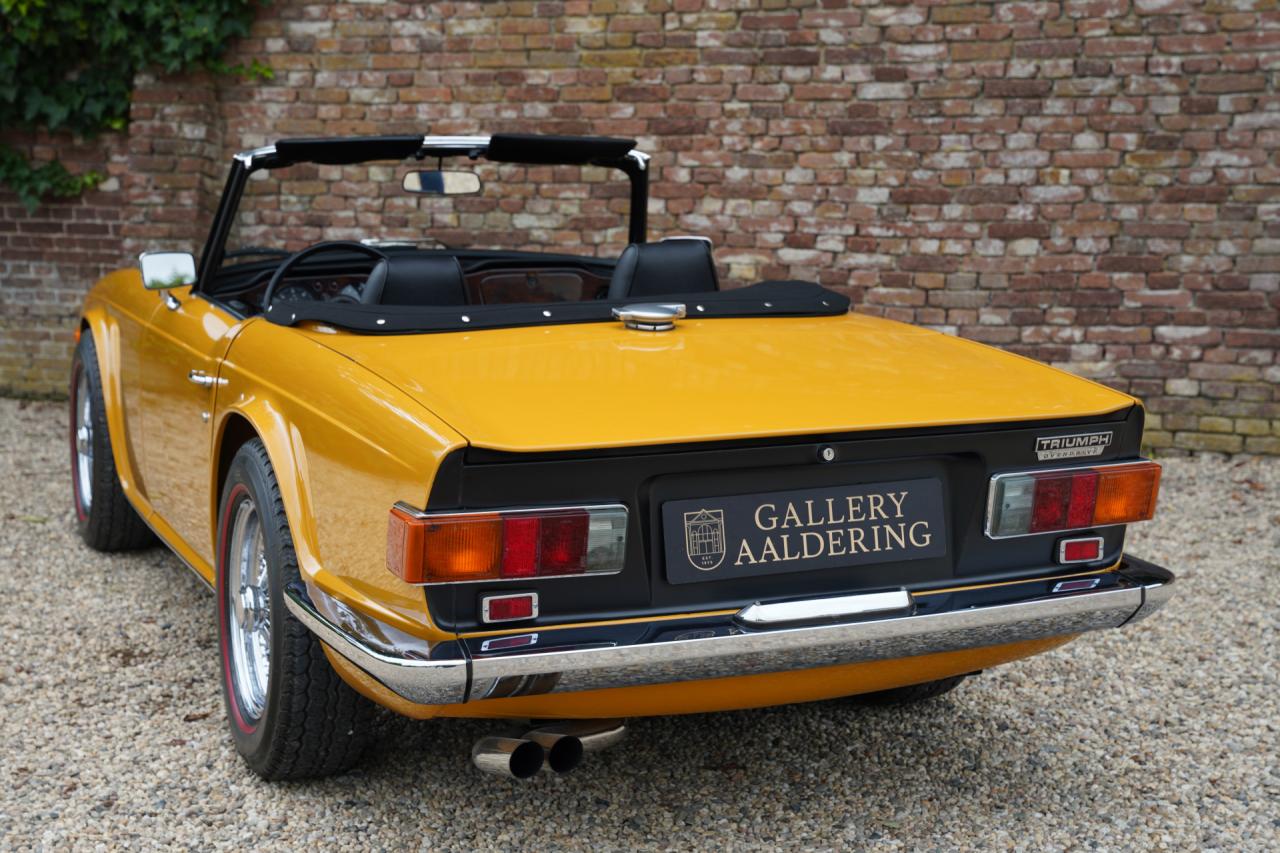 1971 Triumph TR6 Overdrive &ldquo;Saffron Yellow&rdquo; Triple Weber version
