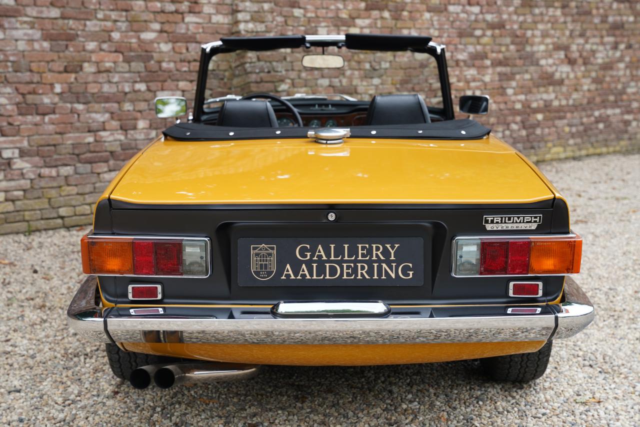 1971 Triumph TR6 Overdrive &ldquo;Saffron Yellow&rdquo; Triple Weber version