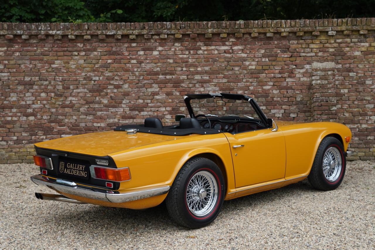 1971 Triumph TR6 Overdrive &ldquo;Saffron Yellow&rdquo; Triple Weber version