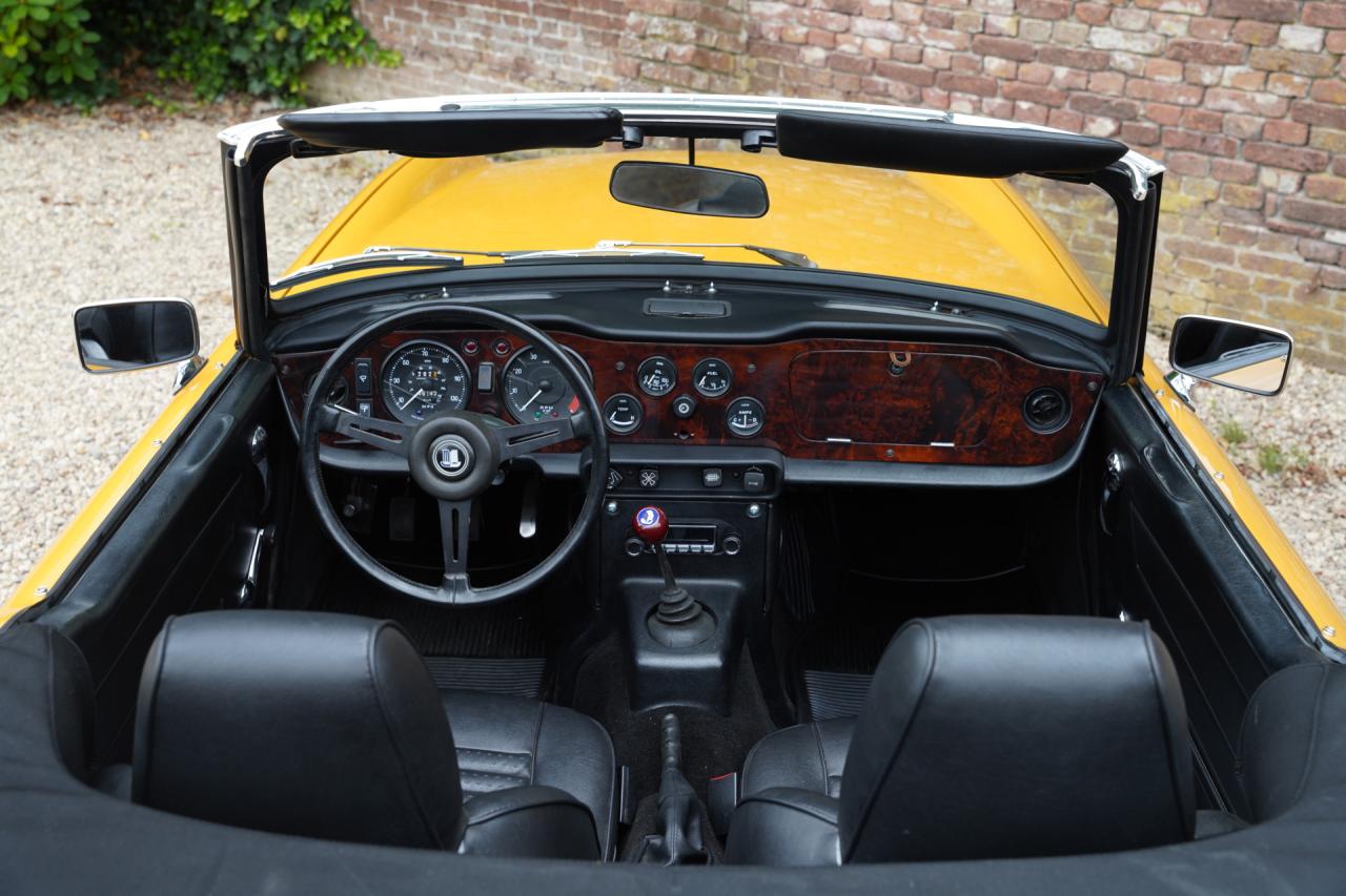 1971 Triumph TR6 Overdrive &ldquo;Saffron Yellow&rdquo; Triple Weber version