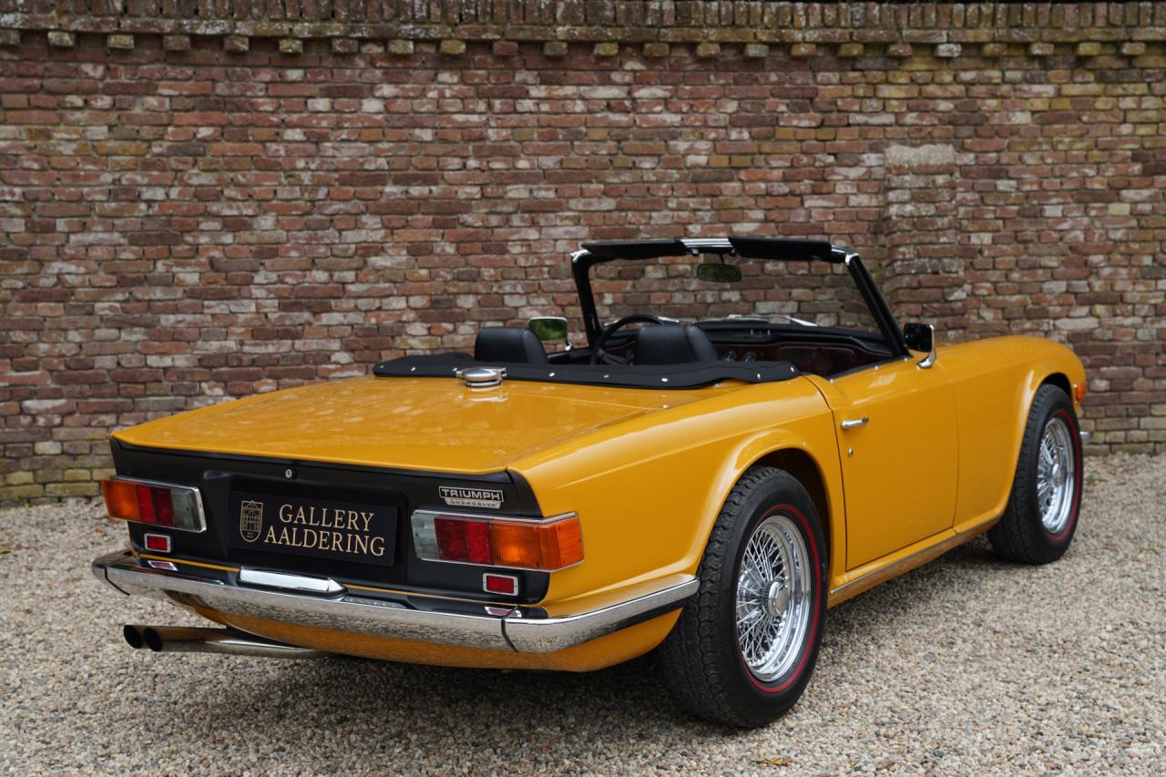 1971 Triumph TR6 Overdrive &ldquo;Saffron Yellow&rdquo; Triple Weber version