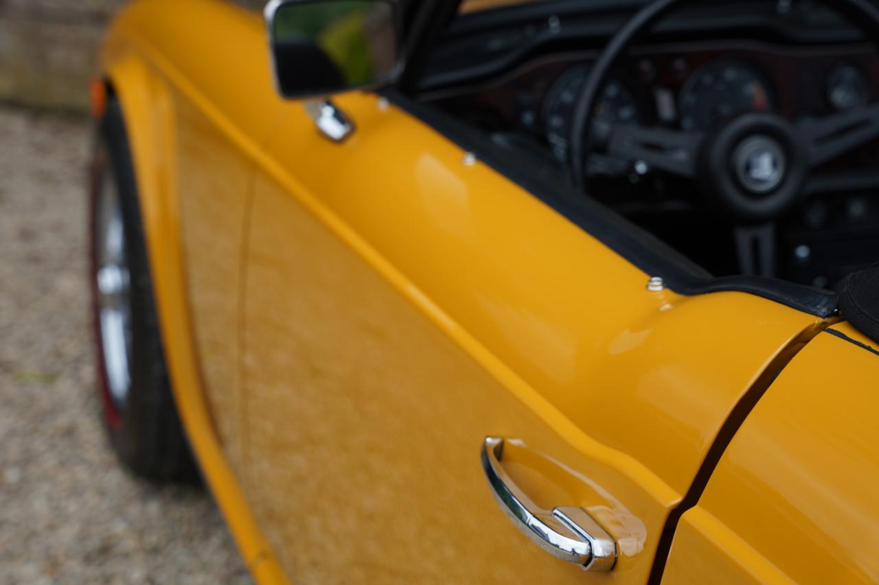 1971 Triumph TR6 Overdrive &ldquo;Saffron Yellow&rdquo; Triple Weber version