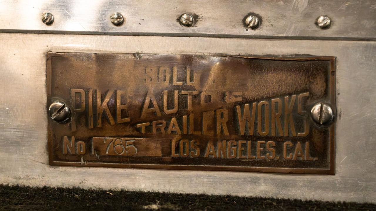 1934 Bowlus Papoose Trailer