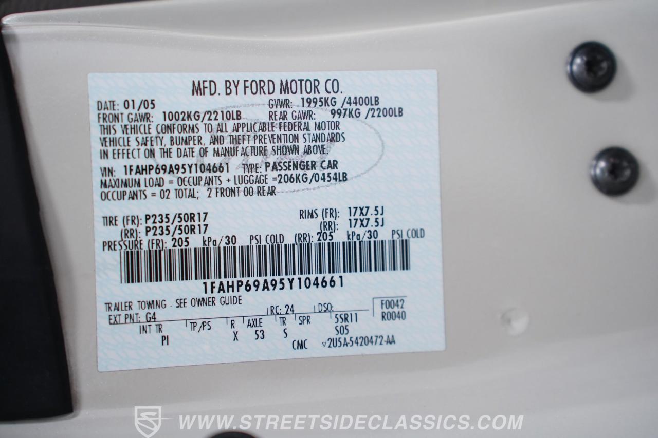2005 Ford Thunderbird 50TH Anniversary Cashmere Edition