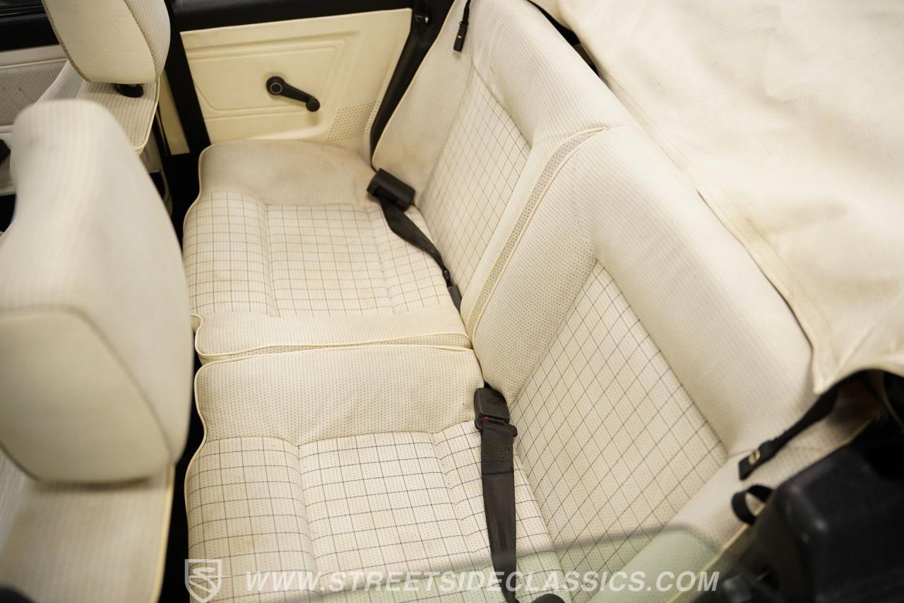 1988 Volkswagen GOLF CABRIOLET
