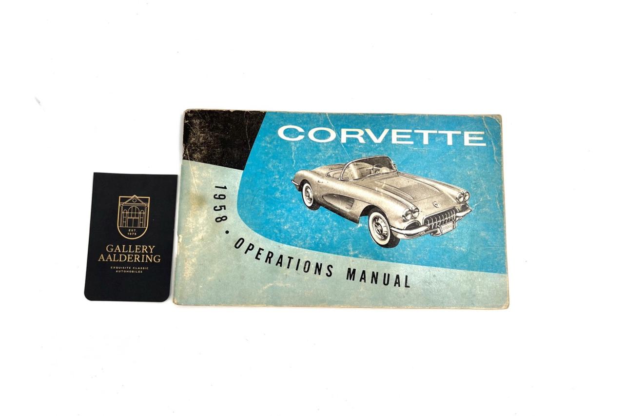 1958 Chevrolet Corvette C1 &ldquo;Fuelie&rdquo; Injection TOP CONDITION