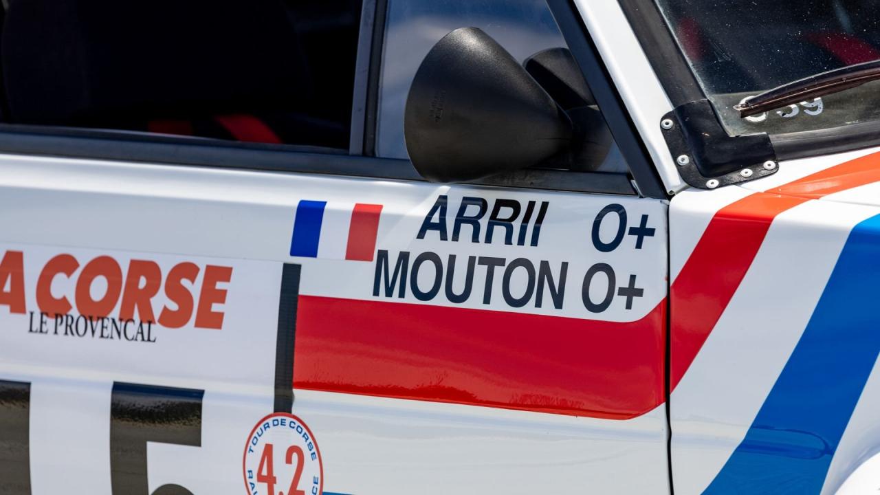 1978 Fiat 131 Abarth Supermirafiori Group 4 Works Rally