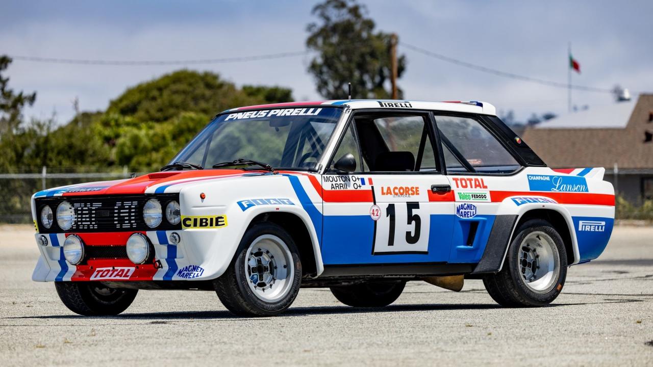 1978 Fiat 131 Abarth Supermirafiori Group 4 Works Rally