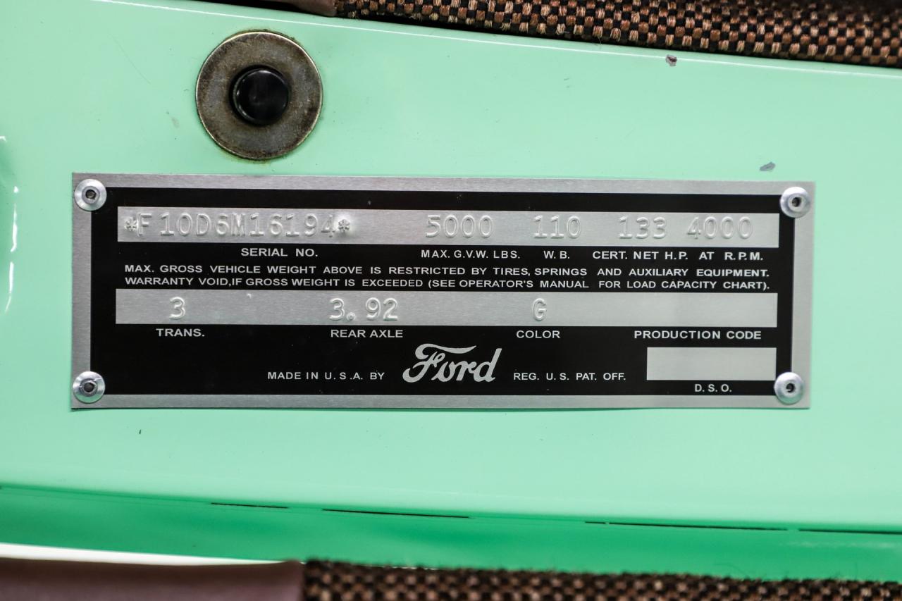 1956 Ford F100 Custom Cab Restomod