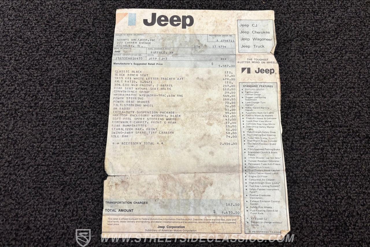 1979 Jeep CJ7